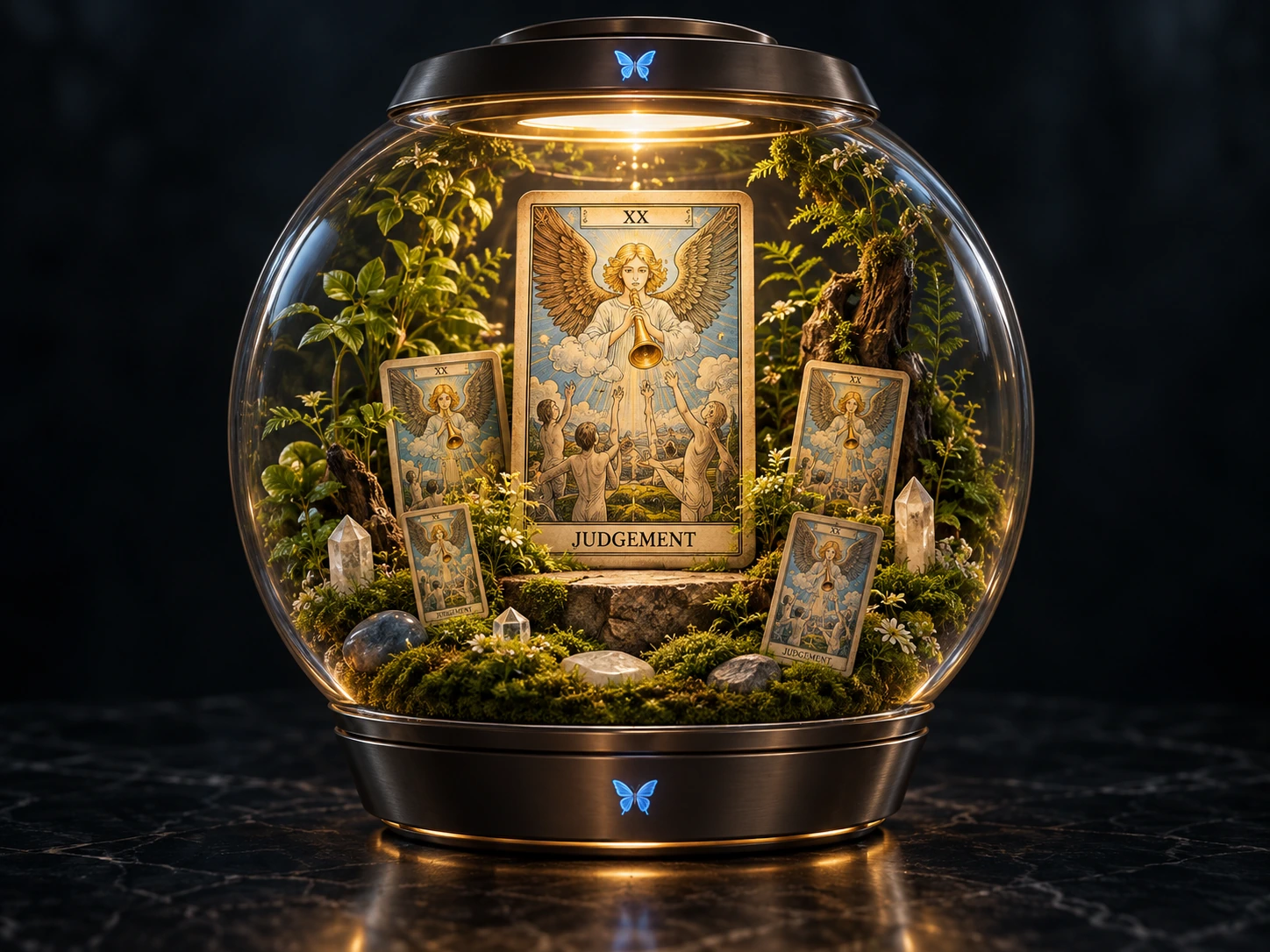 Standalone LimFlex Judgment Terrarium preserving a living judgment state